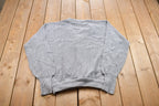 Vintage 1990s Grey Jeff Links Knitted Cardigan Sweater