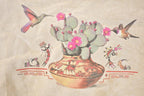 Vintage 1990s Hummingbird Pot Cute Heavyweight Crewneck Sweatshirt Women's XL