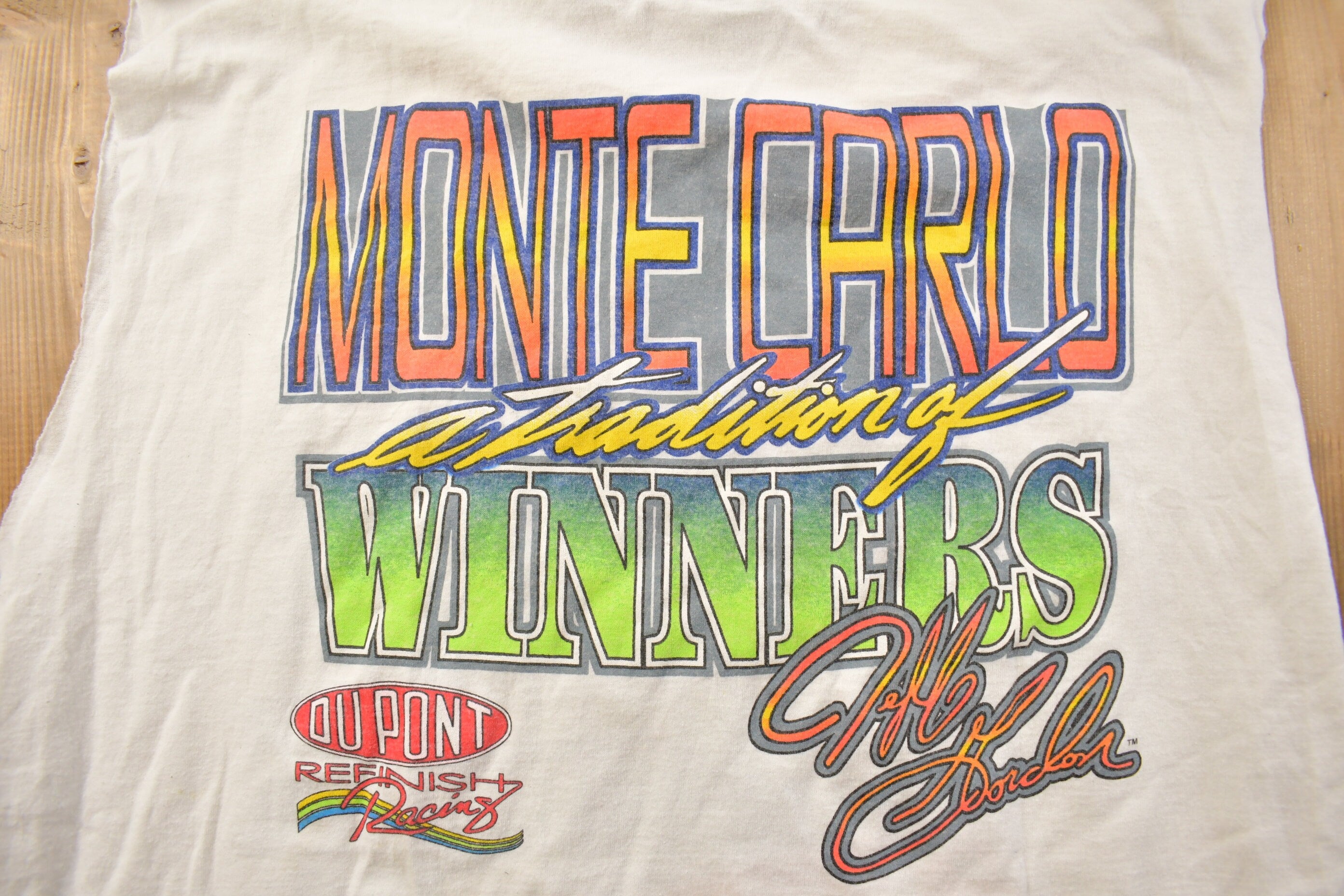 Vintage 1990s NASCAR Racing T-Shirt / Single Stitch / Racing Tee / 90s Streetwear / Sportswear