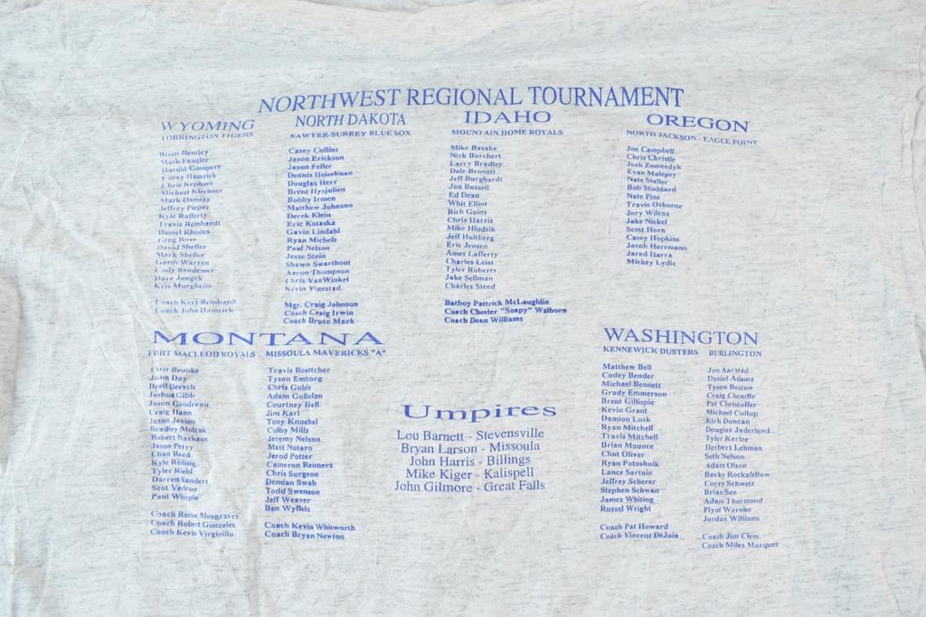 Vintage 1994 Northwest Class A Single Stitch T-Shirt