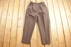 Vintage 1980s Womens Pleated Trouser Pants Size 30 x 26