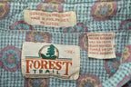 Vintage 1990s Forest Trail Paisley Button Up Shirt