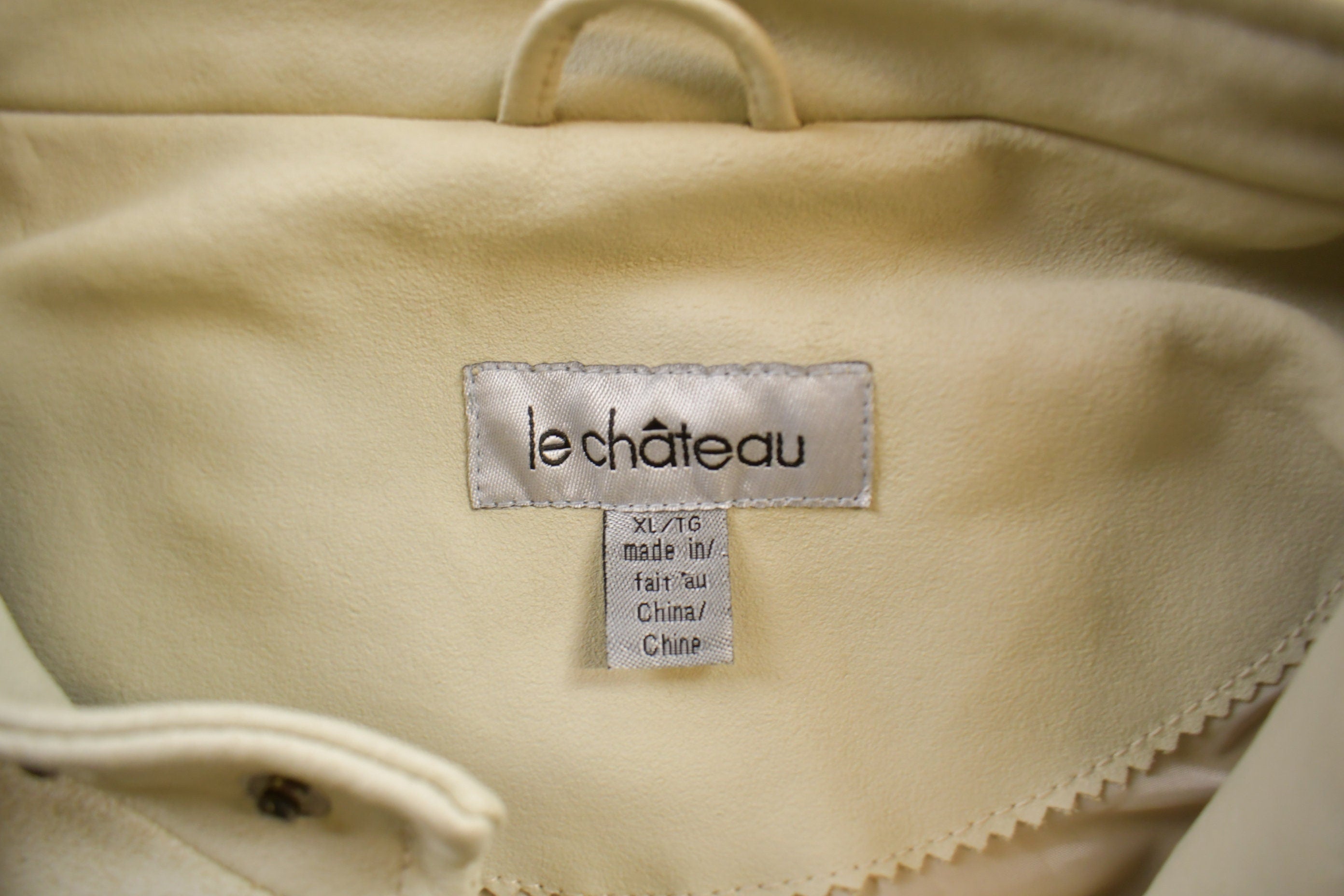 Vintage 1990s Le Chateau Leather Bomber