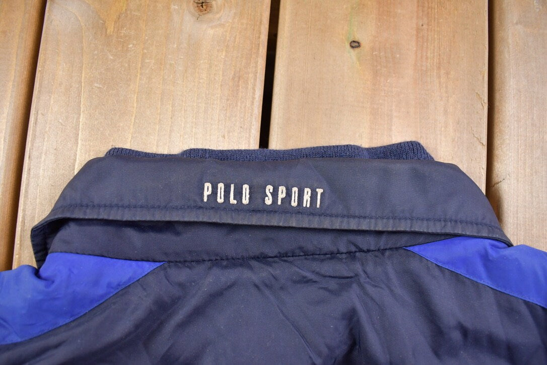 Vintage 1990s Polo Sport Ralph Lauren Blue Windbreaker