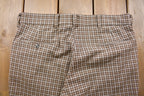 True Vintage 1960's Plaid Trousers 36 x 31