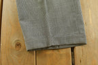 Vintage 1980s Pierre Cardin Houndstooth Pleated Wool Trousers Size 39 x 28.5