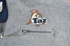 Vintage 1990s Warner Brothers Fleece Taz Embroidered Outdoorsman Sweater