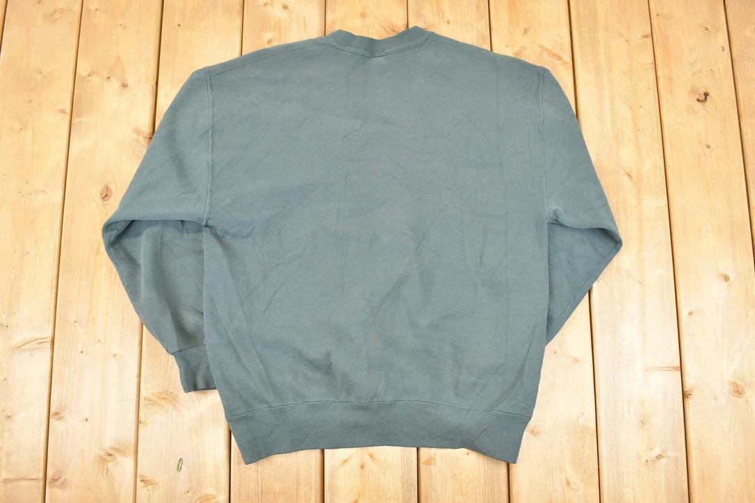 Vintage 1990s Russell Athletic Blank Crewneck Sweatshirt Men's L