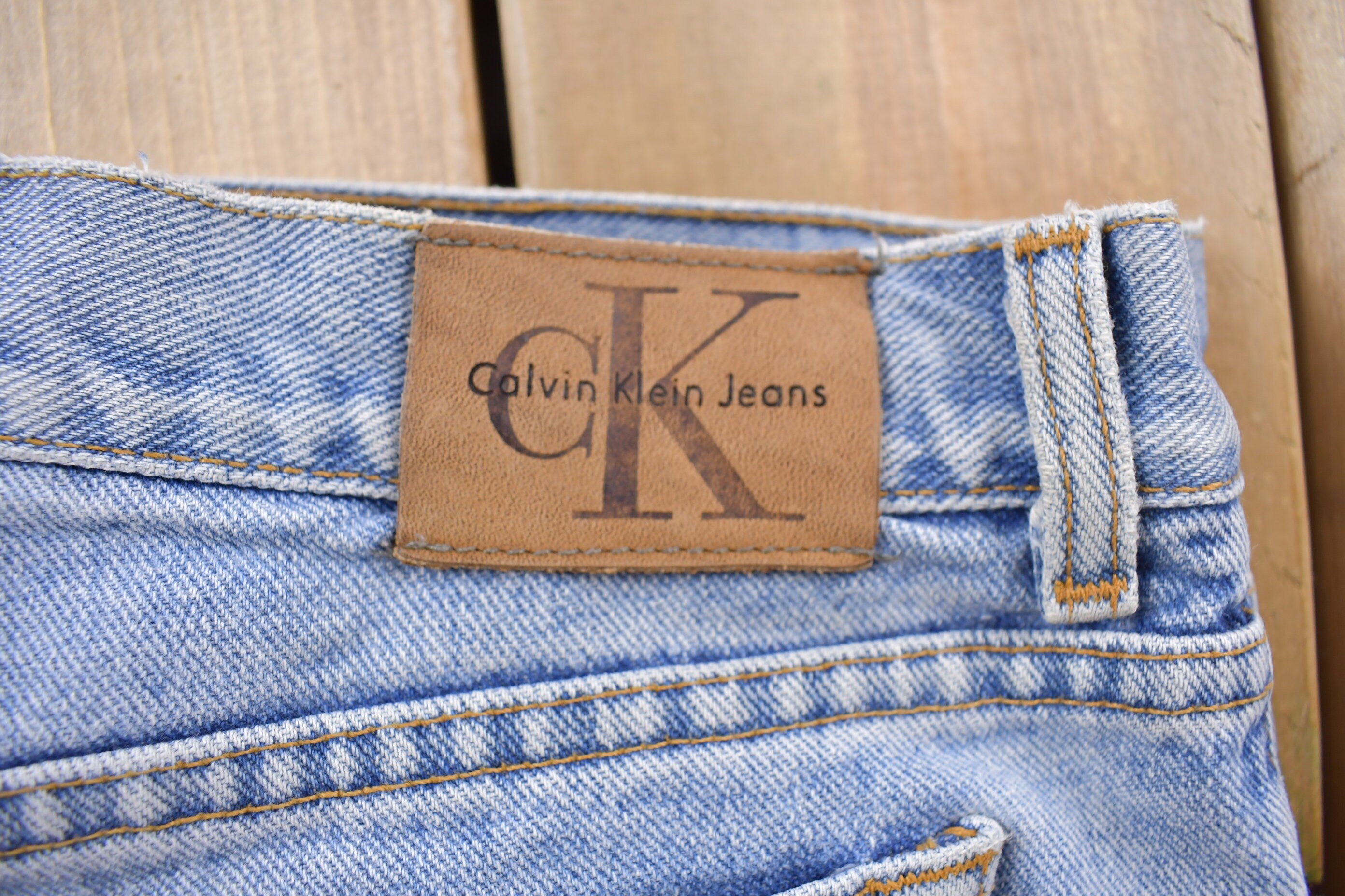 Vintage 1990's Calvin Klein Blue Jeans 34 x 29