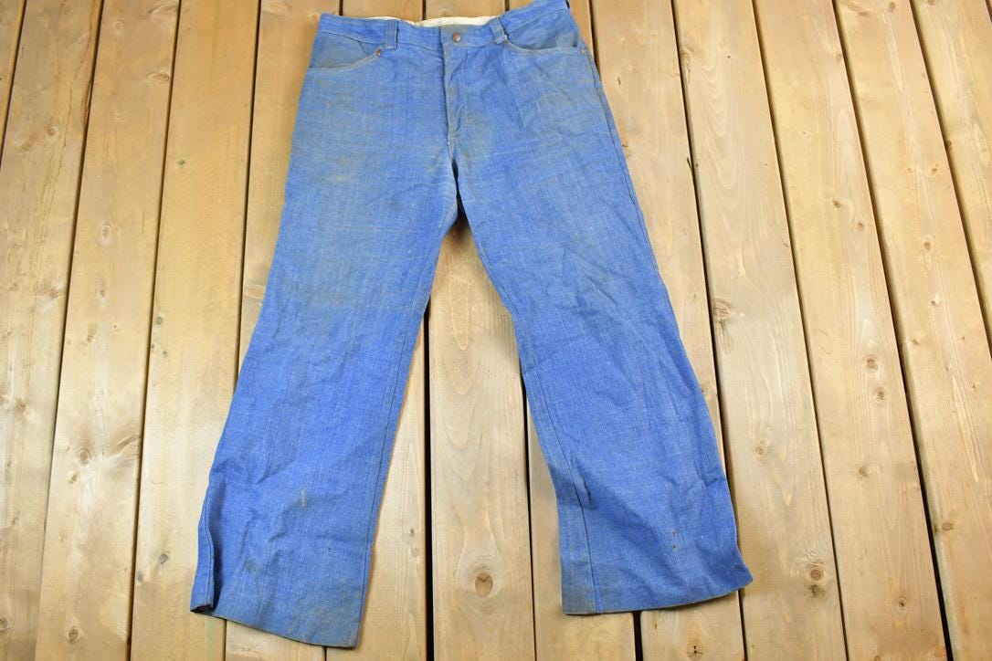 Vintage 1970s Buckeye Denim Jeans Size 34 x 28 Made In USA
