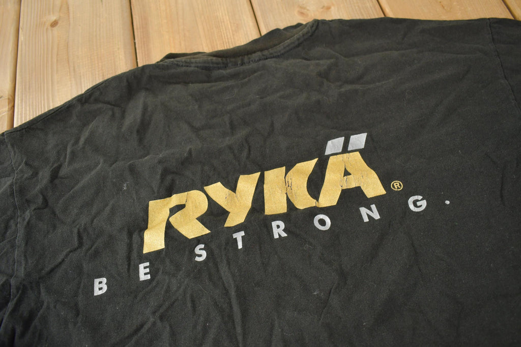 Vintage 1990s BODY LIFE Ryka Single Stitch Graphic T Shirt Made In USA