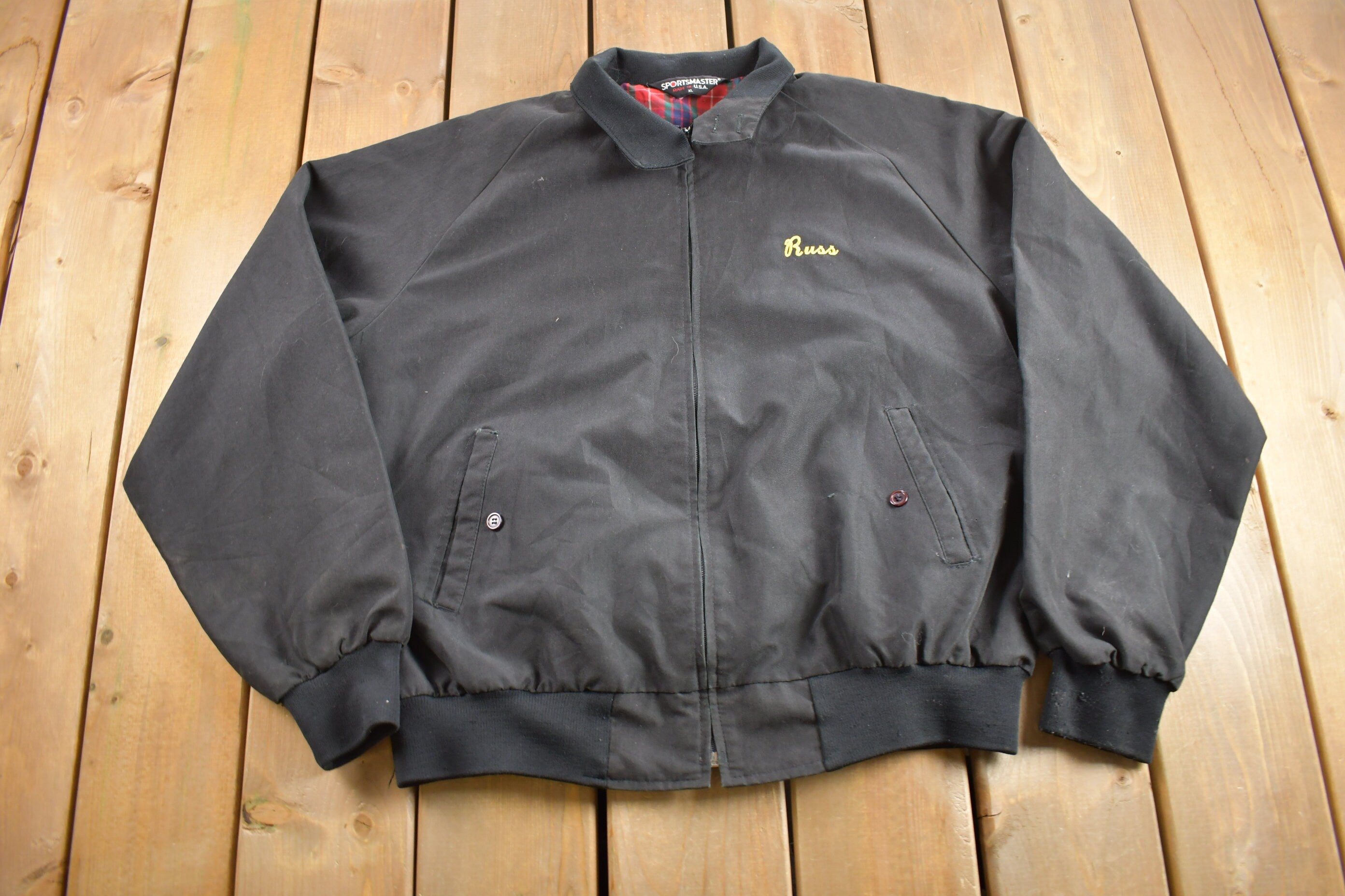 Vintage 1980s JC Bosley Construction Windbreaker Jacket
