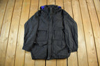 Vintage 1990s Eddie Bauer Gore-tex Windbreaker Parka Jacket Men's Large  Lightweight Outdoors  Hiking Adventure  90s Jacket