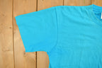 Vintage 1980s Blue Lee Blank T Shirt
