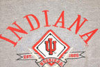 Vintage 1990s Indiana Hoosiers Crewneck Sweatshirt Men's L  NCAA College Spellout  90s Minnesota Embroidery Collegiate Sweater