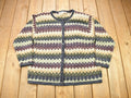 Vintage 1990s Dress Barn Striped Knitted Cardigan Sweater  Vintage Cardigan  Button Up  Cozy Sweater