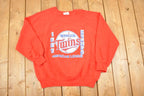 Vintage 1987 Minnesota Twins ALC MLB Crewneck Sweatshirt Men's L