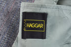 Vintage 1990s Haggar Herringbone Wool Blazer