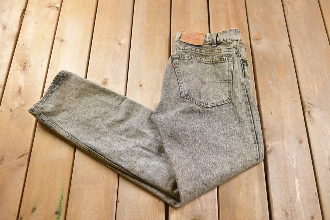 Vintage 1990s Levi's 505 Red Tab Jeans Size 36 x 33.5