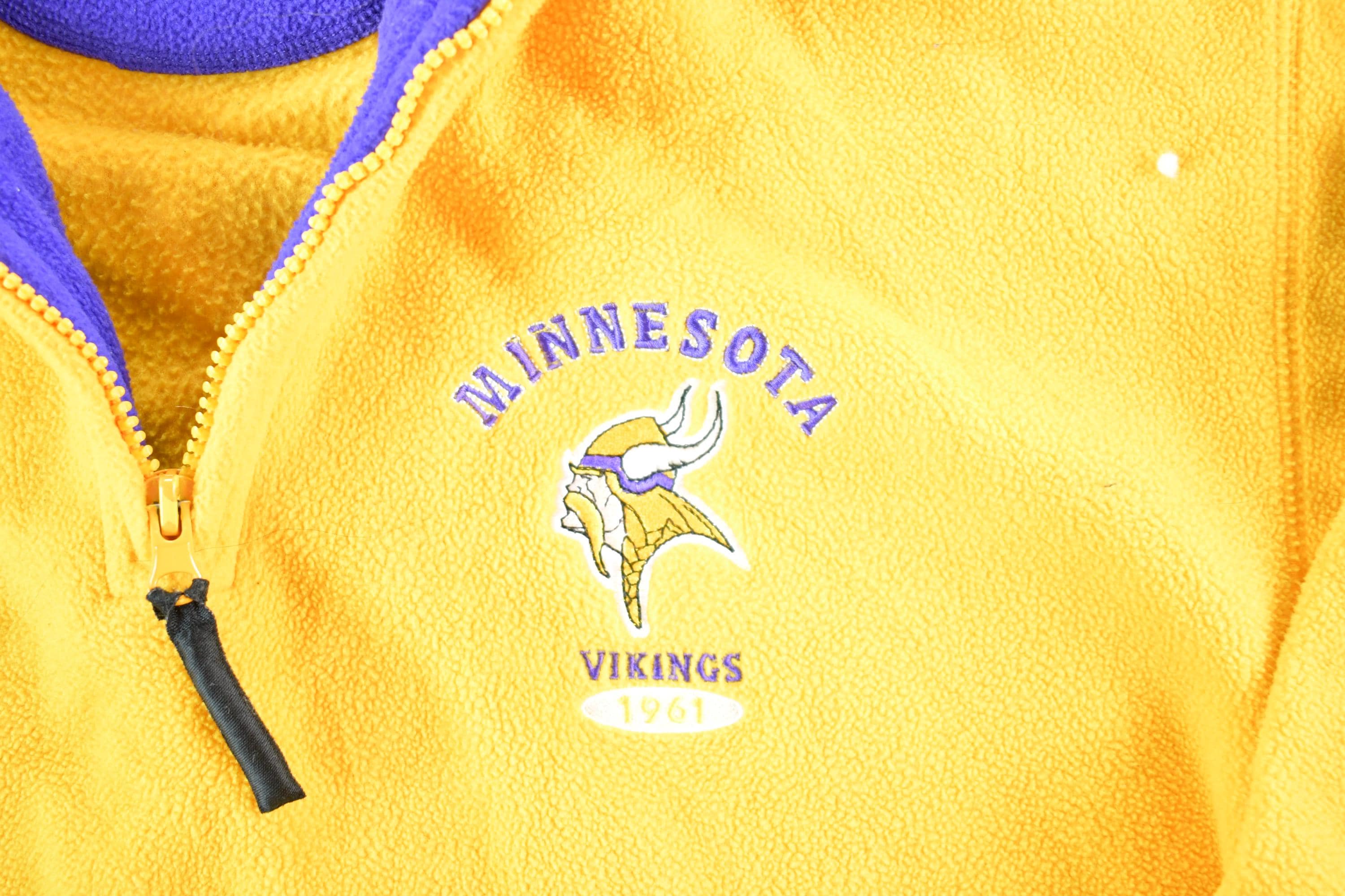 Vintage 1990s Minnesota Vikings Fleece Outdoorsman NFL Sweater Mens L