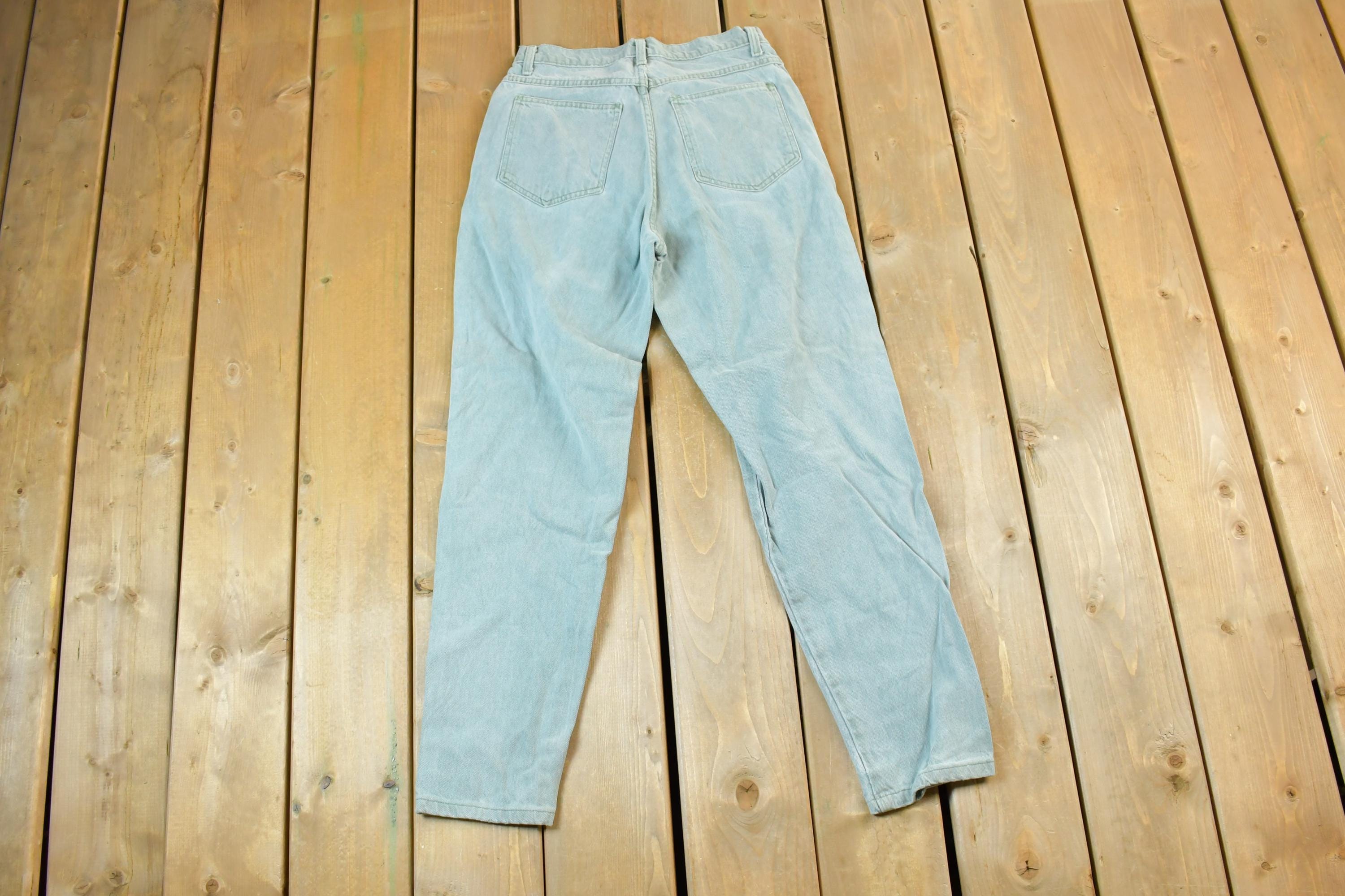 Vintage 1990s Lands End Denim Jeans Size 28 x 30 Made In USA