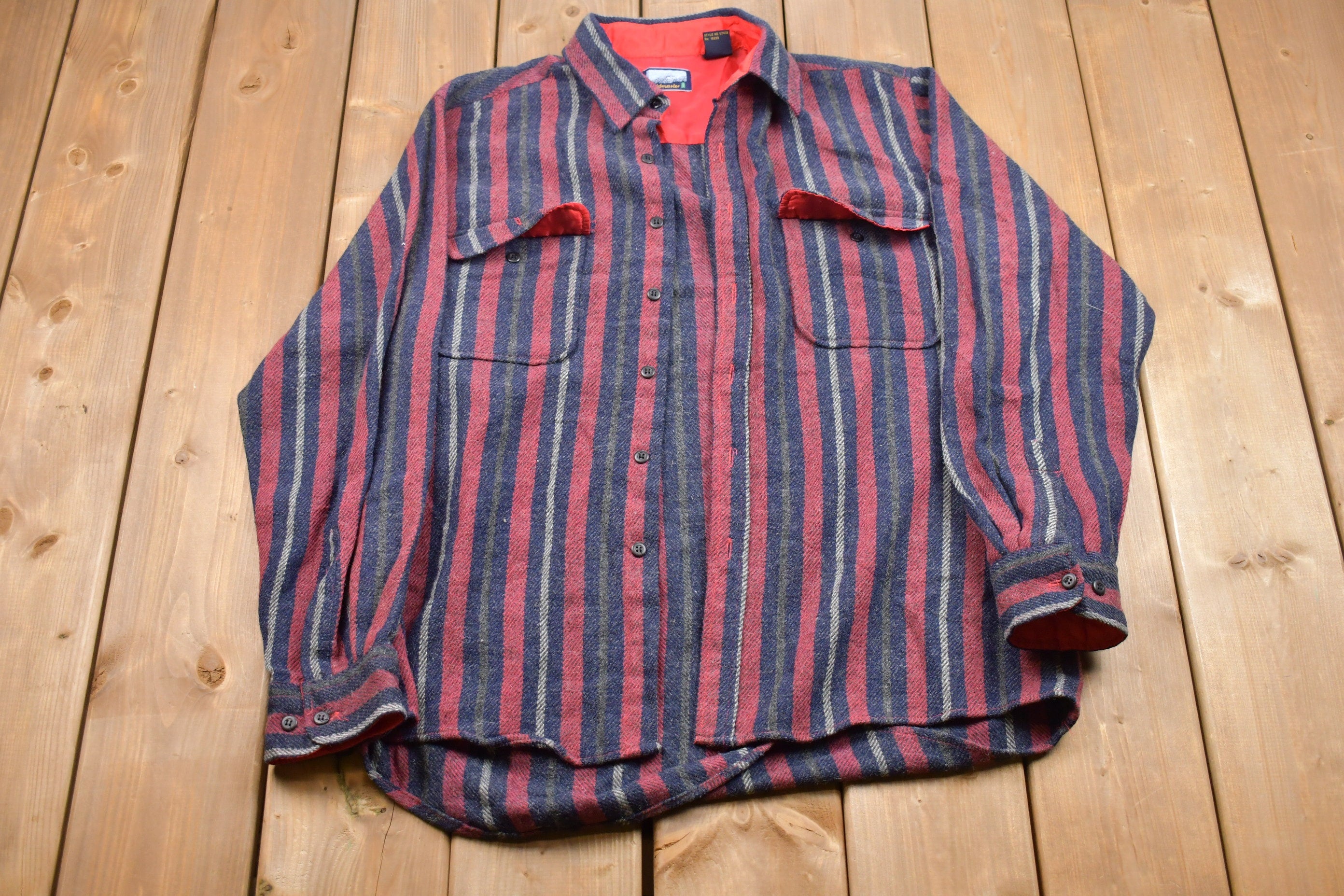 Vintage 1990s Fieldmaster Lined Button Up Shirt