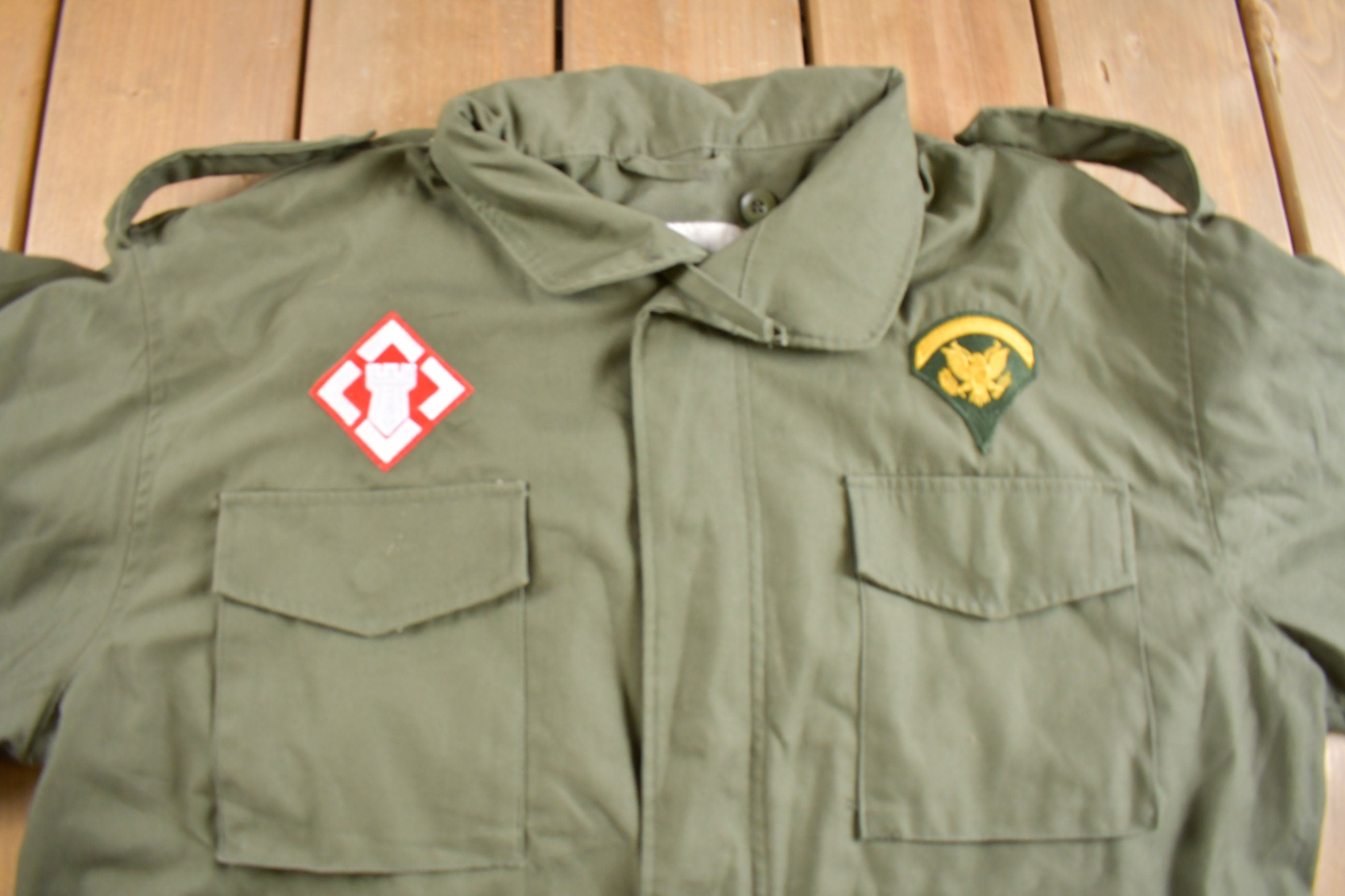 Vintage 1990s M-65 Military Field Coat