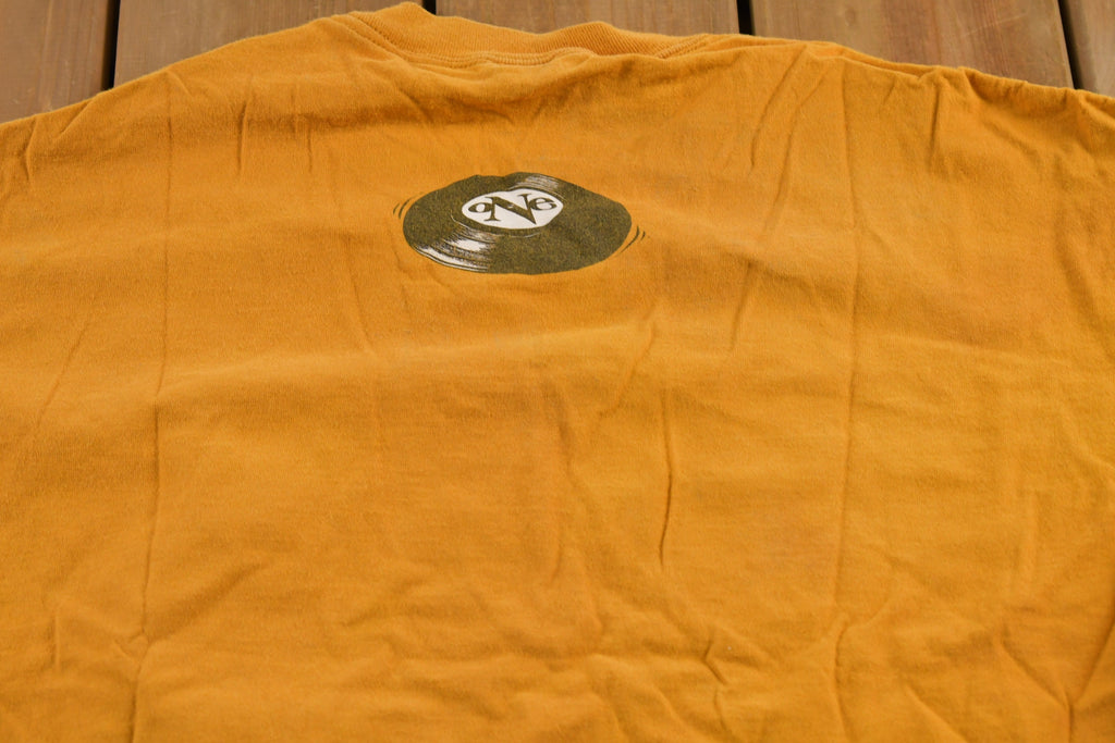 Vintage 1990s One Old School DJ Graphic Hip Hop T Shirt / Made In USA / Streetwear / Graphic Tee / Single Stitch / Rapper T Shirt