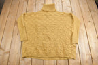 Vintage 1990s Elsamanda Women's Knit Turtleneck Sweater