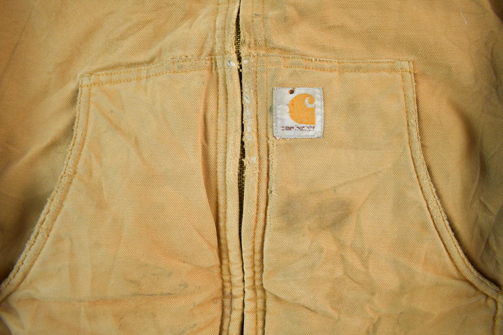 Vintage 1990s Carhartt Hooded Jacket Youth XL