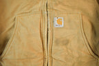 Vintage 1990s Carhartt Hooded Jacket Youth XL