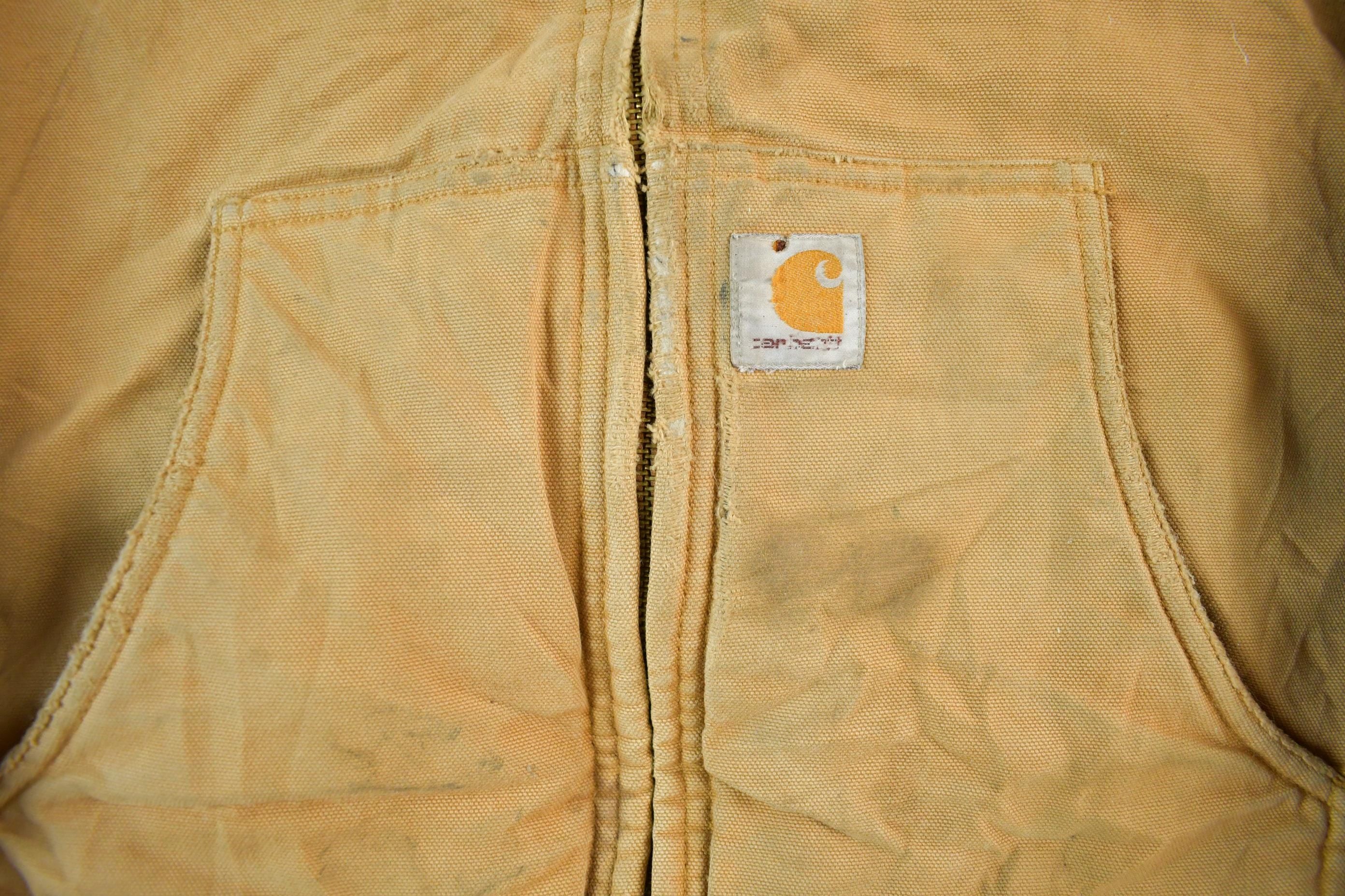 Vintage 1990s Carhartt Hooded Jacket Youth XL