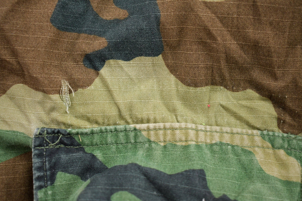 Vintage 80s Military Button Up Shirt