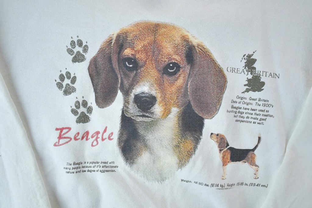 Vintage 1990s Beagle Bio Puppy Crewneck