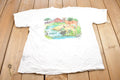 Vintage 1990s Deer by the Stream Graphic T Shirt