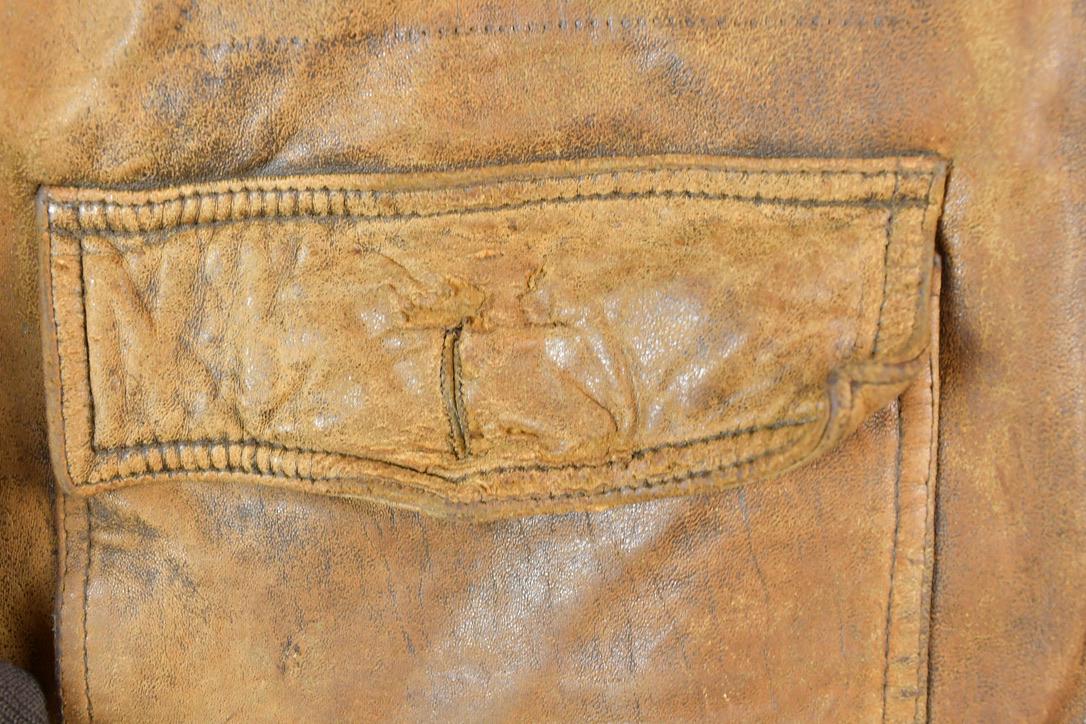 Vintage 1970's Aviator Leather Jacket