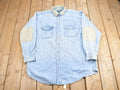 Vintage 1990s Woolrich Denim Button Up Shirt