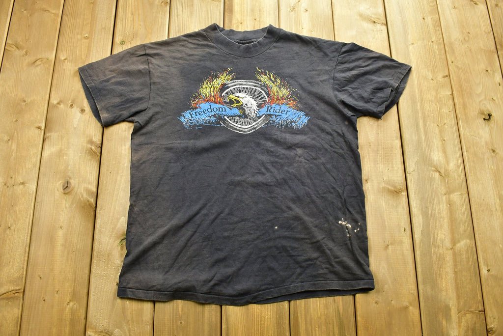 Vintage 1983 Harley Davidson Motorcycles Freedom Rider T-Shirt
