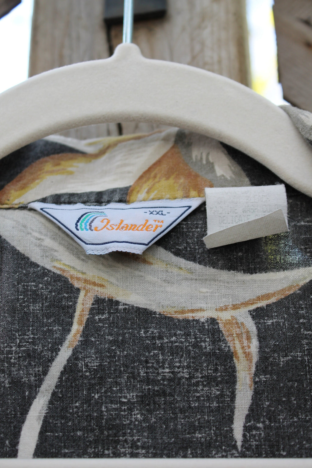Vintage 1980s Islander All Over Print Floral Button Up Shirt
