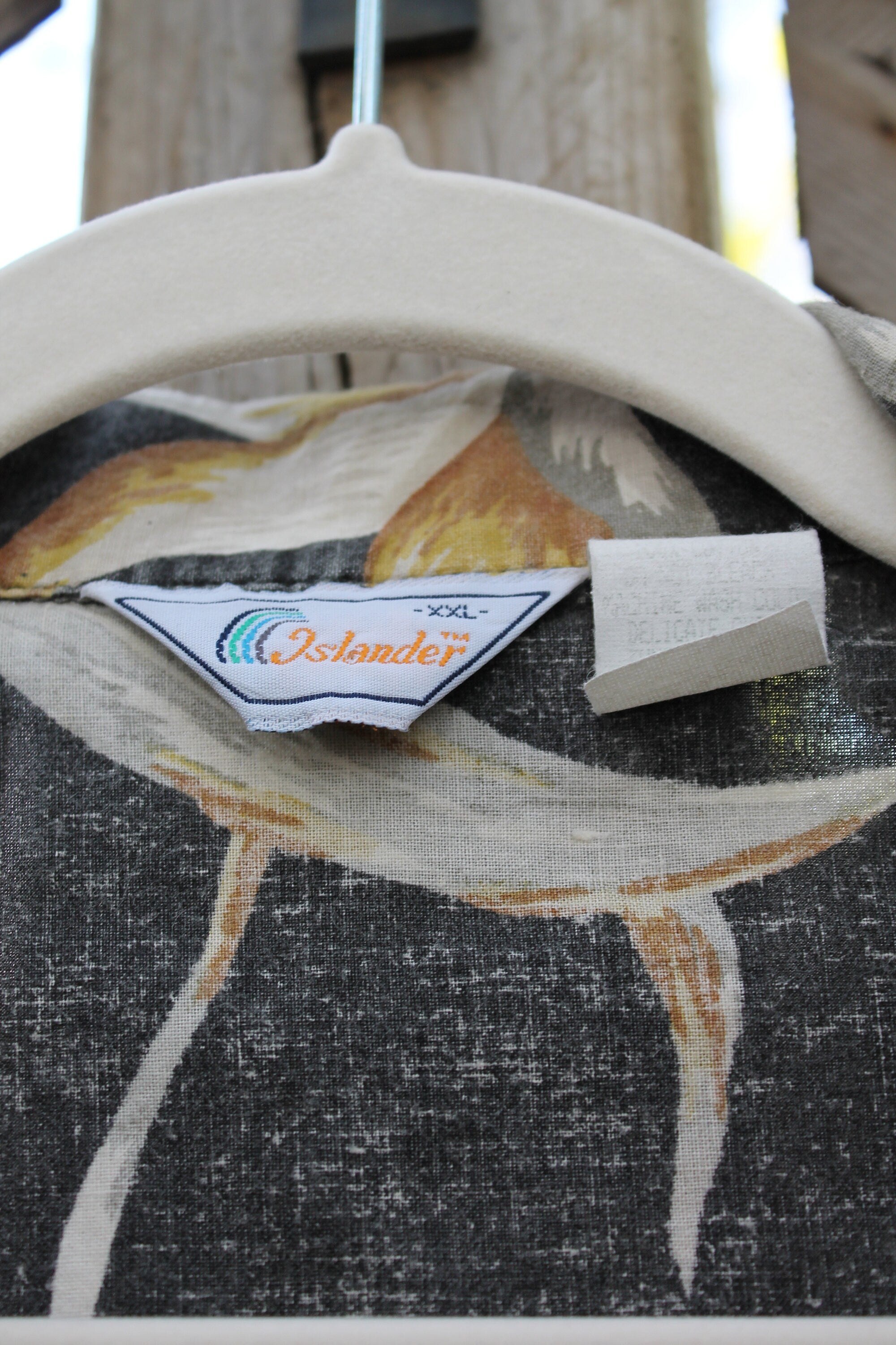 Vintage 1980s Islander All Over Print Floral Button Up Shirt