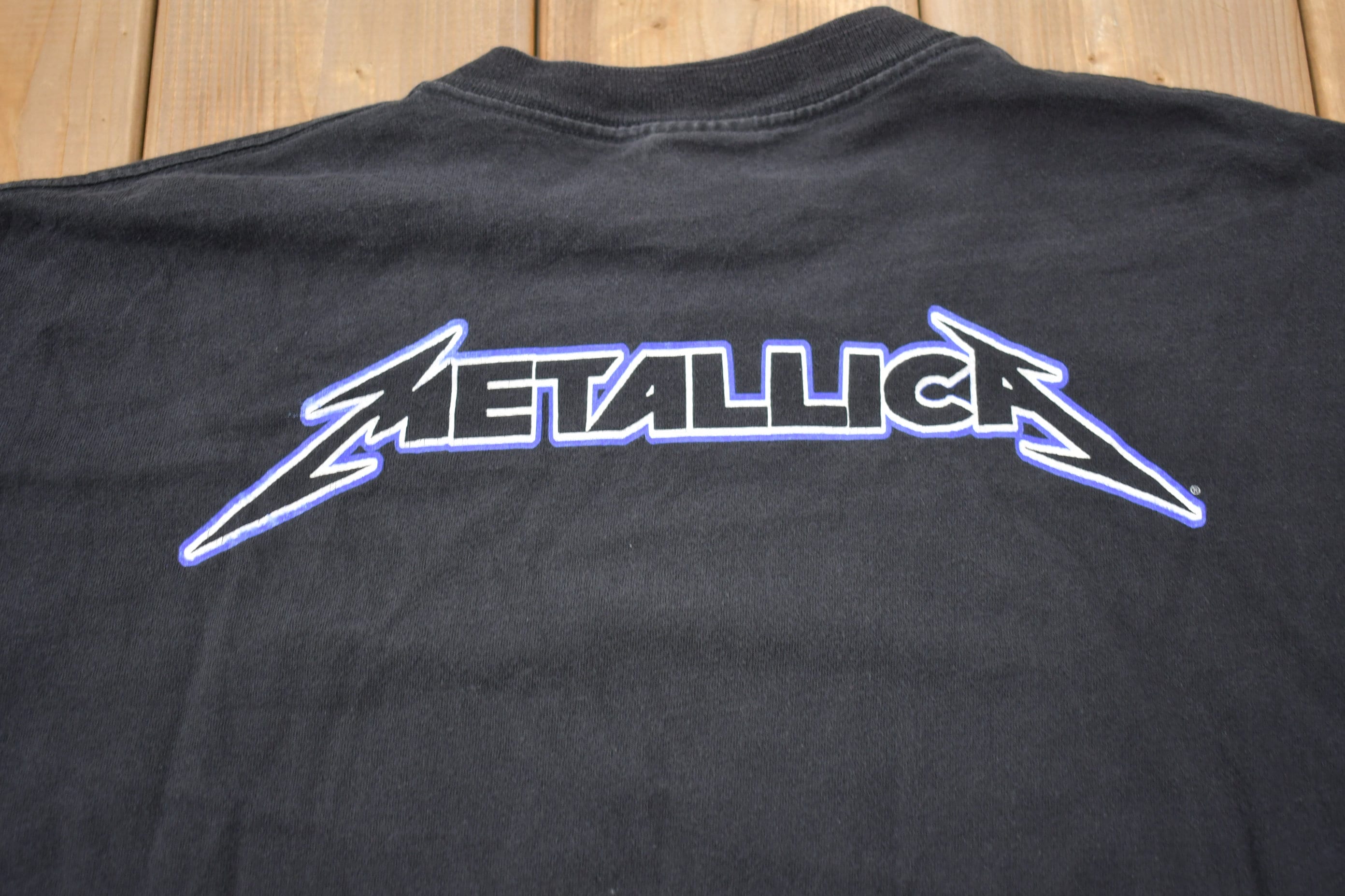 Vintage 2000 Metallica Cartoon Graphic T-shirt