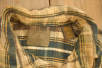 Vintage 1980s Brown Plaid Flannel Button Up Shirt