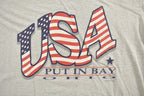 Vintage 1996 USA Flag Ohio Souvenir T Shirt