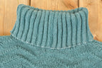 Vintage 1990s Eddie Bauer Cable Knit Turtleneck Sweater Womens L