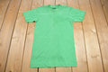 Vintage 1990s Green Blank Simple T Shirt