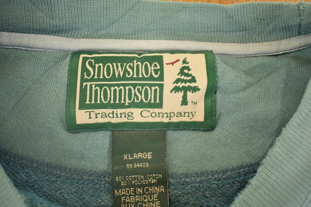 Vintage 1990s America Sportsman Big Buck Deer Souvenir Outdoorsman Crewneck Sweatshirt Mens XXXL