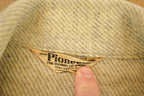 Vintage 1980s Pioneer Heavy Wool Outdoorsman Heavyweight Button Up Shirt Men's L