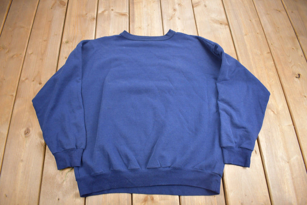 Vintage 1990s Mountain Ridge Crewneck Sweatshirt / 90s Crewneck / Made In USA / Streetwear / Embroidered