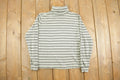 Vintage 1990s Jenny Buohanan Striped Long Sleeve Turtleneck