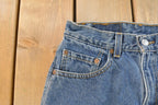 Vintage 1990s Levi's 550 Relaxed Fit Denim Jeans Men's 28 x 31 / 90s Levi's / Streetwear / Made in USA